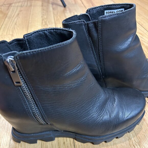 Women's Sorel Joan of Arctic Wedge III, Black - Picture 4 of 5